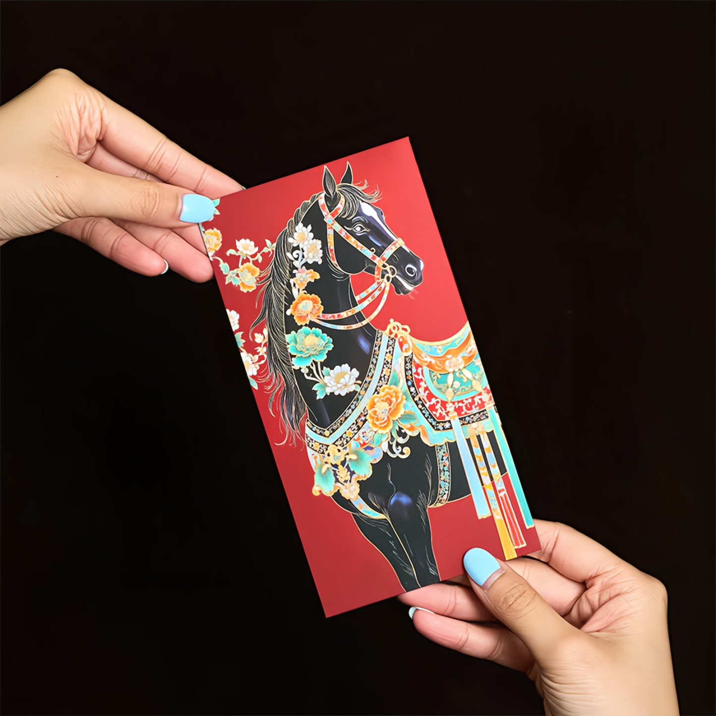 6pcs Colorful Chinese Red Envelope Year Of The Horse 2026 New Year