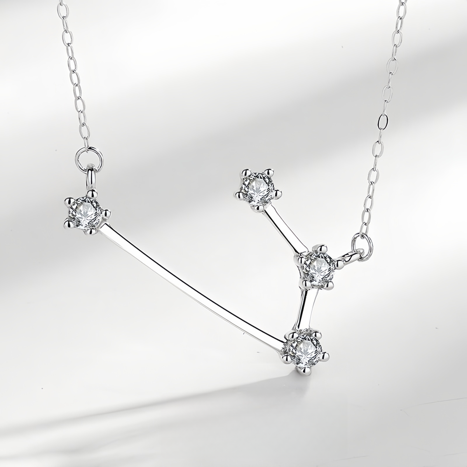 925 Sterling Silver Zodiac Astrological Blessing Pendant Necklace- EclatDoré