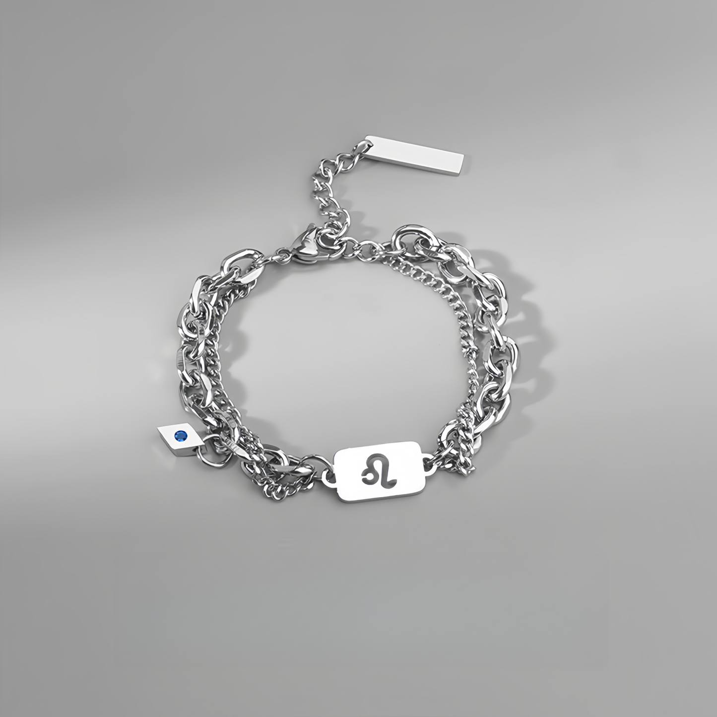 Titanium Steel 12 Zodiac Signs Peaceful Guardian Elegant Bracelet- EclatDoré