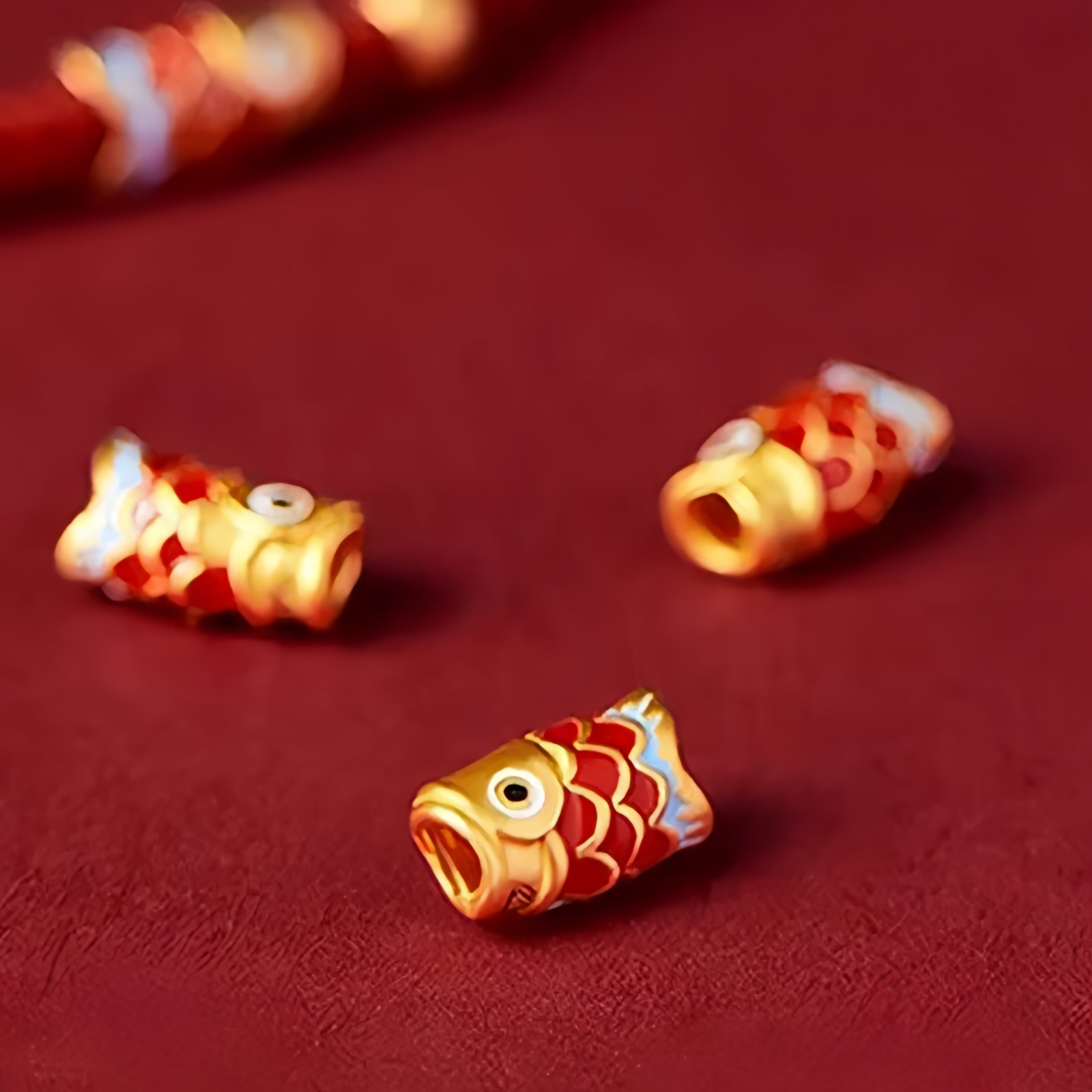 925 Sterling Silver Handmade Koi Fish Wealth and Success Braided Rope Bracelet