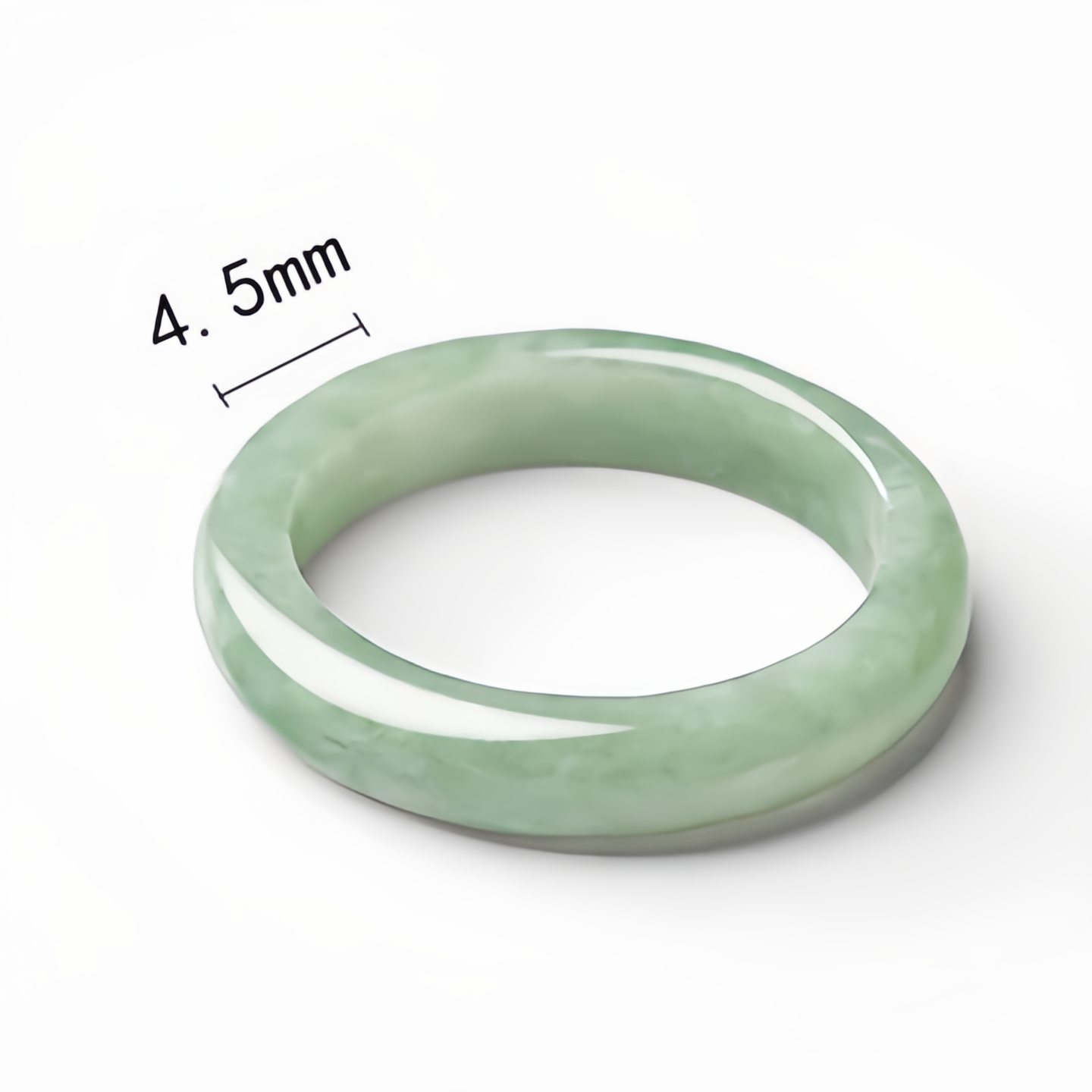 Natural Jade Wealth Ring Adjustable Feng Shui Jewelry - Handcrafted Gemstone Fengshui Ring for Women- EclatDoré