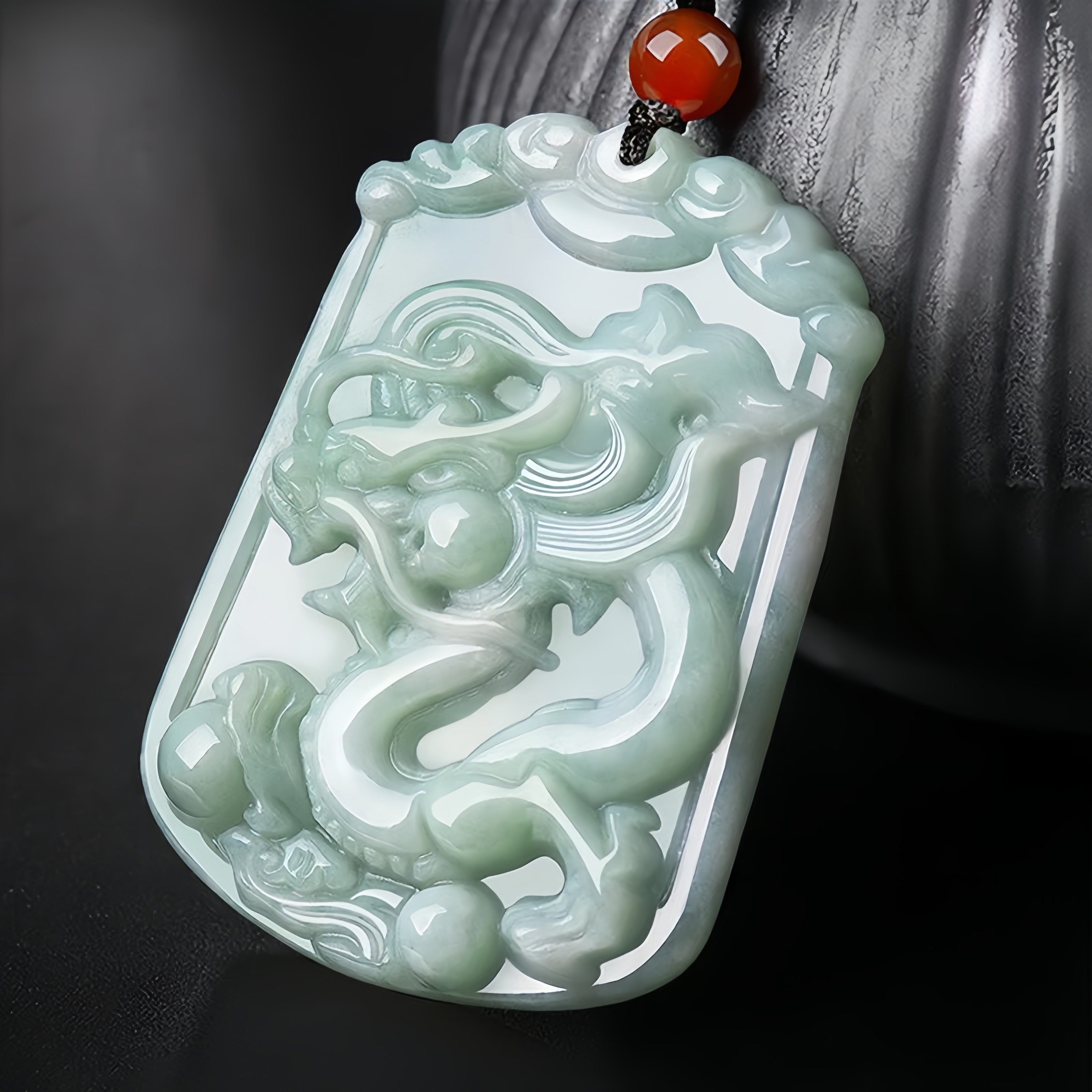 Handmade Natural Jade 12 Chinese Zodiac Abundance Amulet Pendant Necklace- EclatDoré