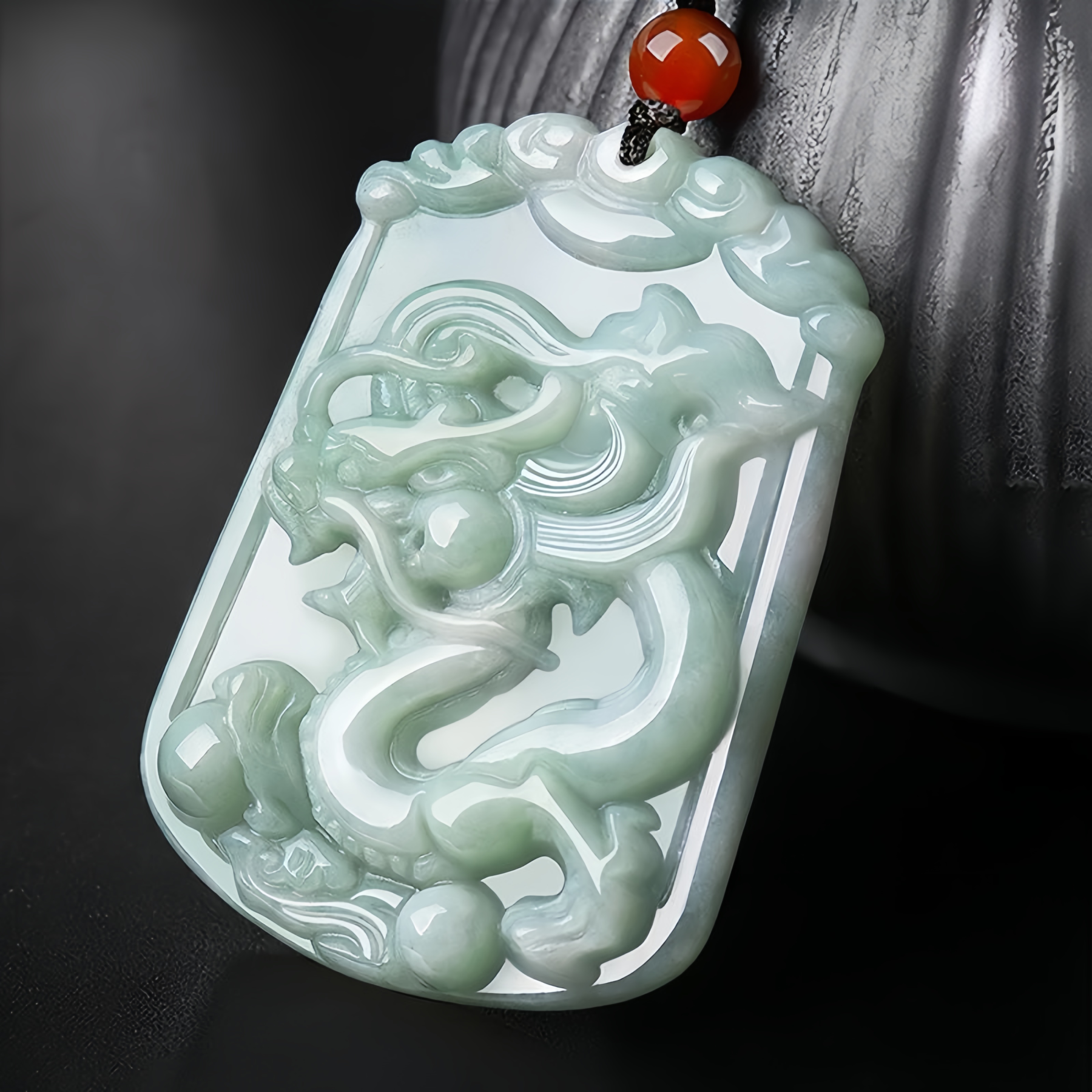 Handmade Natural Jade 12 Chinese Zodiac Abundance Amulet Pendant Necklace- EclatDoré