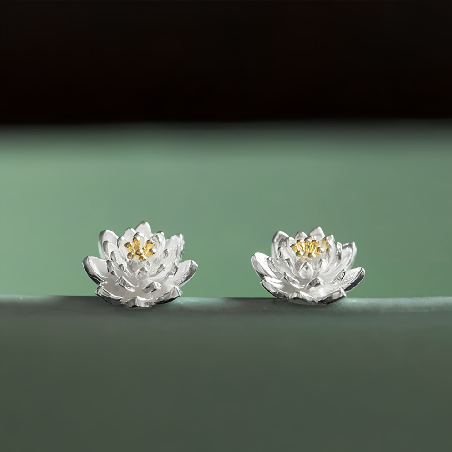 925 Sterling Silver Earrings, 18K Gold-Plated Copper, Healing Earrings- EclatDoré