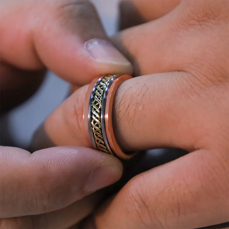 Magnetic Copper Balance Adjustable Cuff Bracelet Bangle Ring