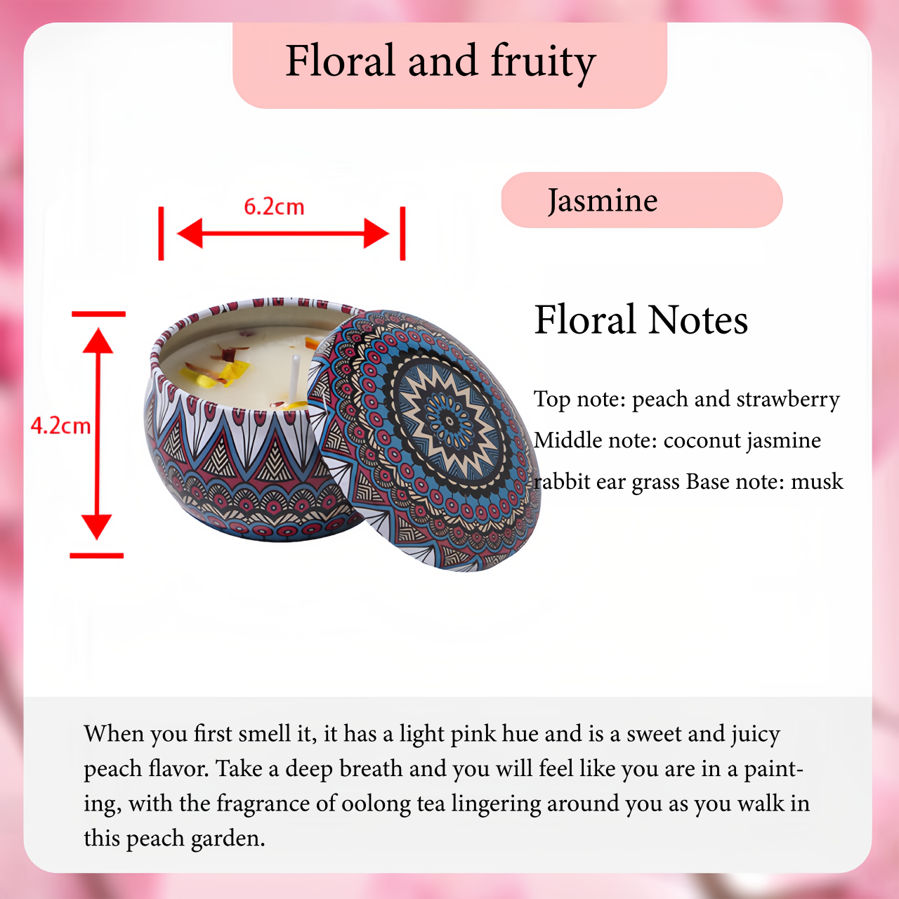 Tibetan-Inspired Himalayan Floral Scented Candles | Eco-Friendly  Aromatherapy for Meditation/Yoga/Home Decor | Hand-Poured- EclatDoré