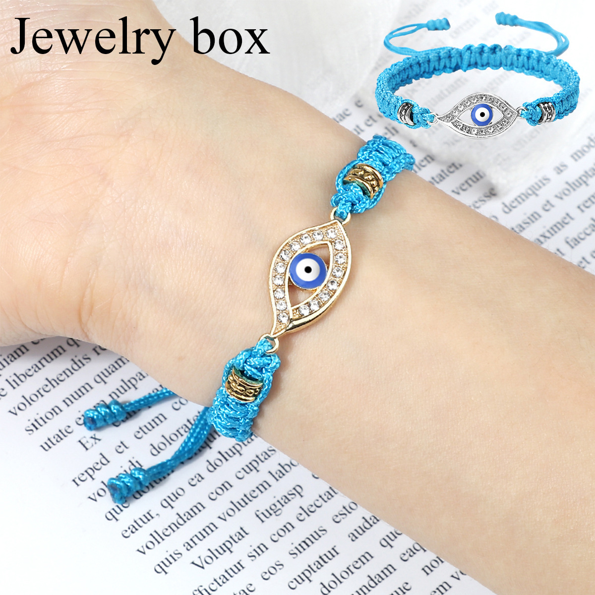 Tibeatan Buddhism Evil Eye Keep Away Evil Spirits String Bracelet- EclatDoré