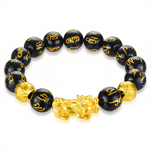 Mantra Wealth Bracelet|Attract Abundance & Spiritual Protection 