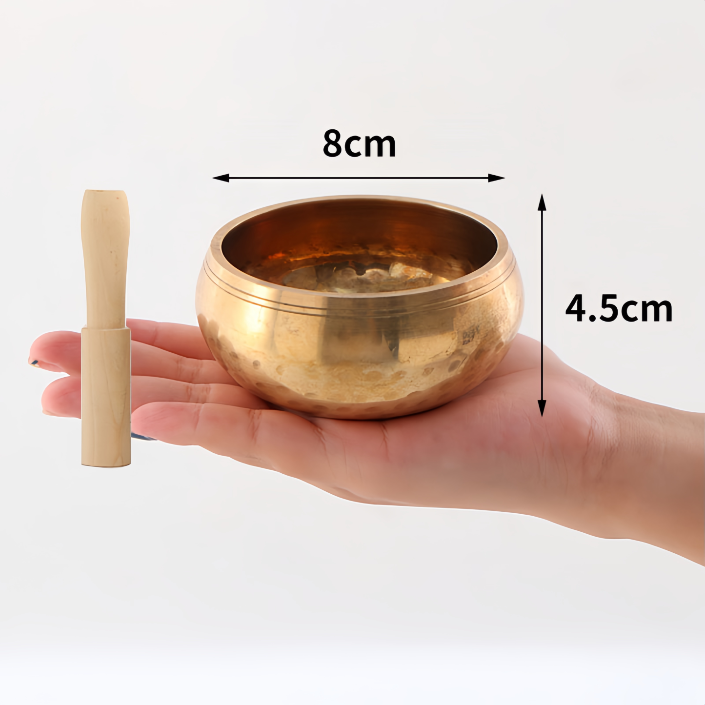Handmade Authentic Tibetan Singing Bowl Set for Energy Healing & Mindfulness Meditation- EclatDoré