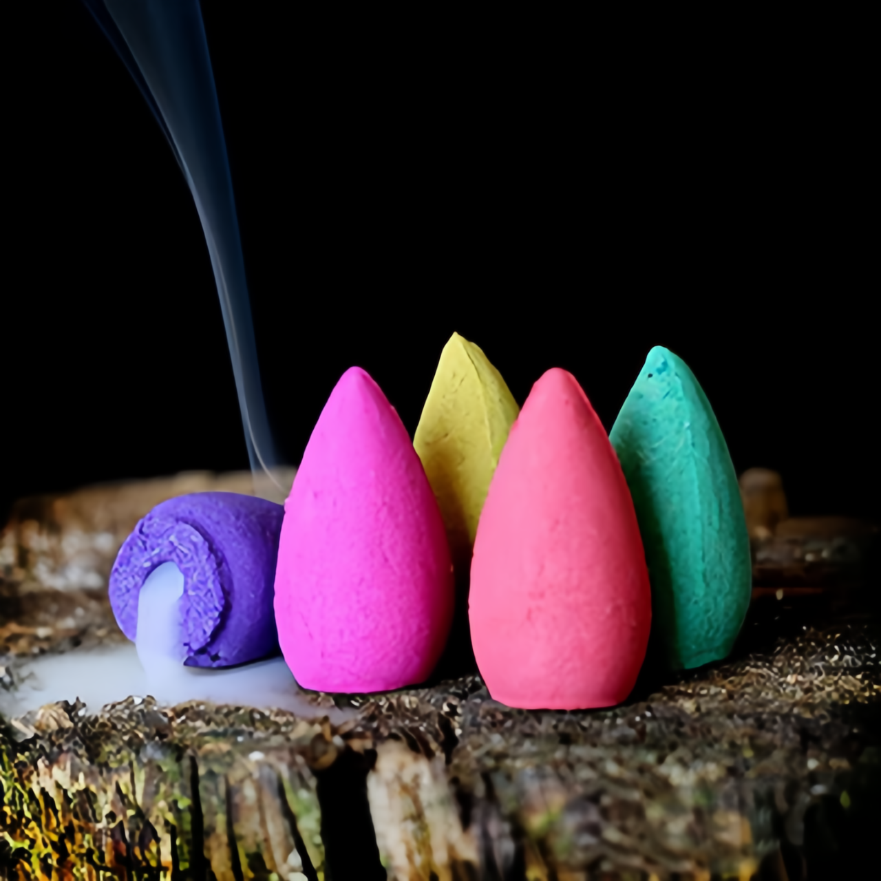 Style Backflow Incense Cones - 30/60 Pack Mixed Aromas  for Meditation & Zen Home Decor Gifts- EclatDoré