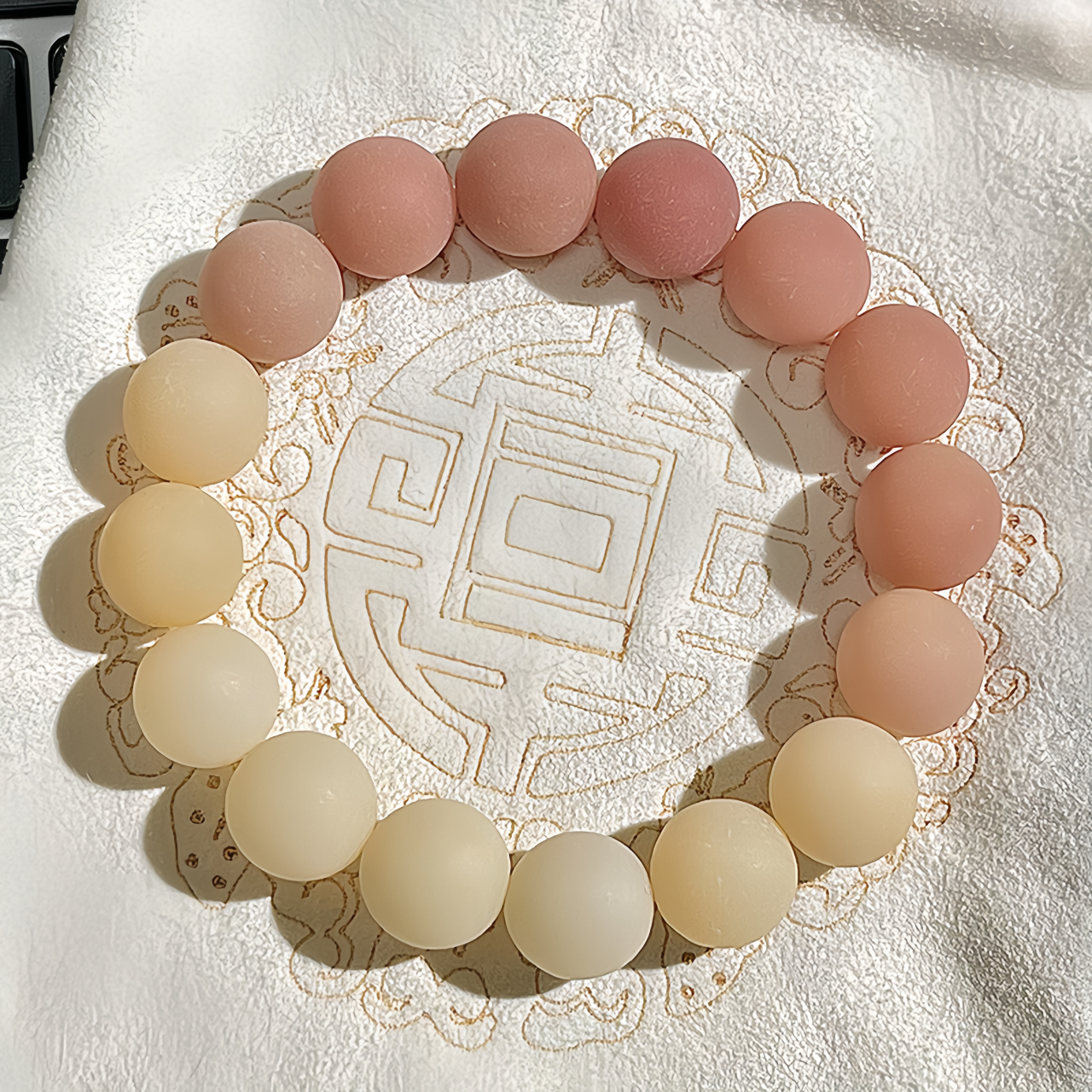 2025 New Arrival Natural White Bodhi Seed Zen Meditation Bracelet- EclatDoré