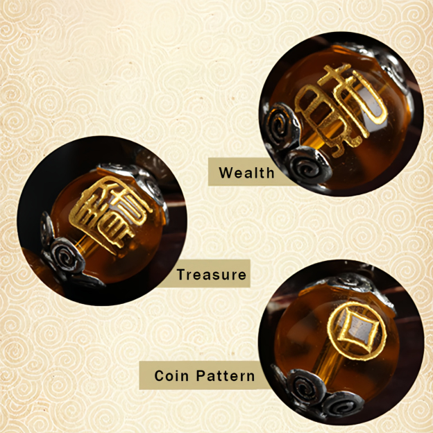 Tiger Eye Bead Fortune Prosperity Bracelet