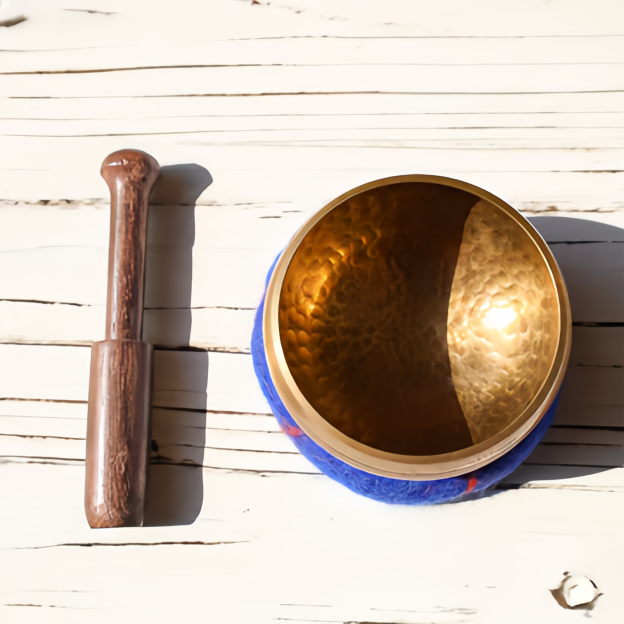 Handmade Authentic Tibetan Singing Bowl Set for Energy Healing & Mindfulness Meditation- EclatDoré