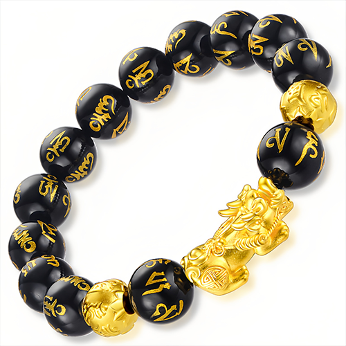 Mantra Wealth Bracelet|Attract Abundance & Spiritual Protection 