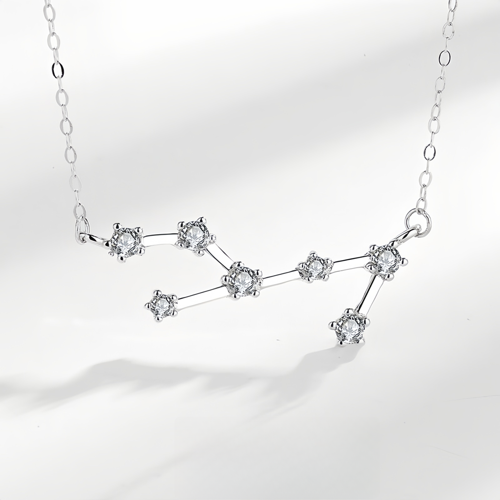 925 Sterling Silver Zodiac Astrological Blessing Pendant Necklace- EclatDoré