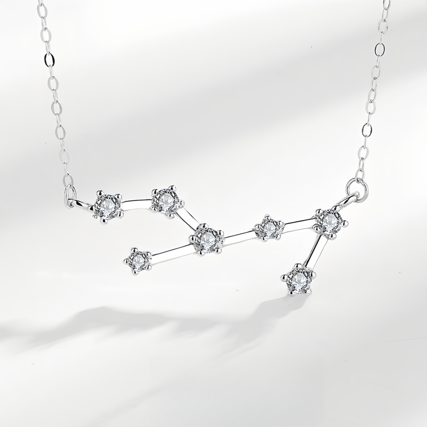 925 Sterling Silver Zodiac Astrological Blessing Pendant Necklace- EclatDoré