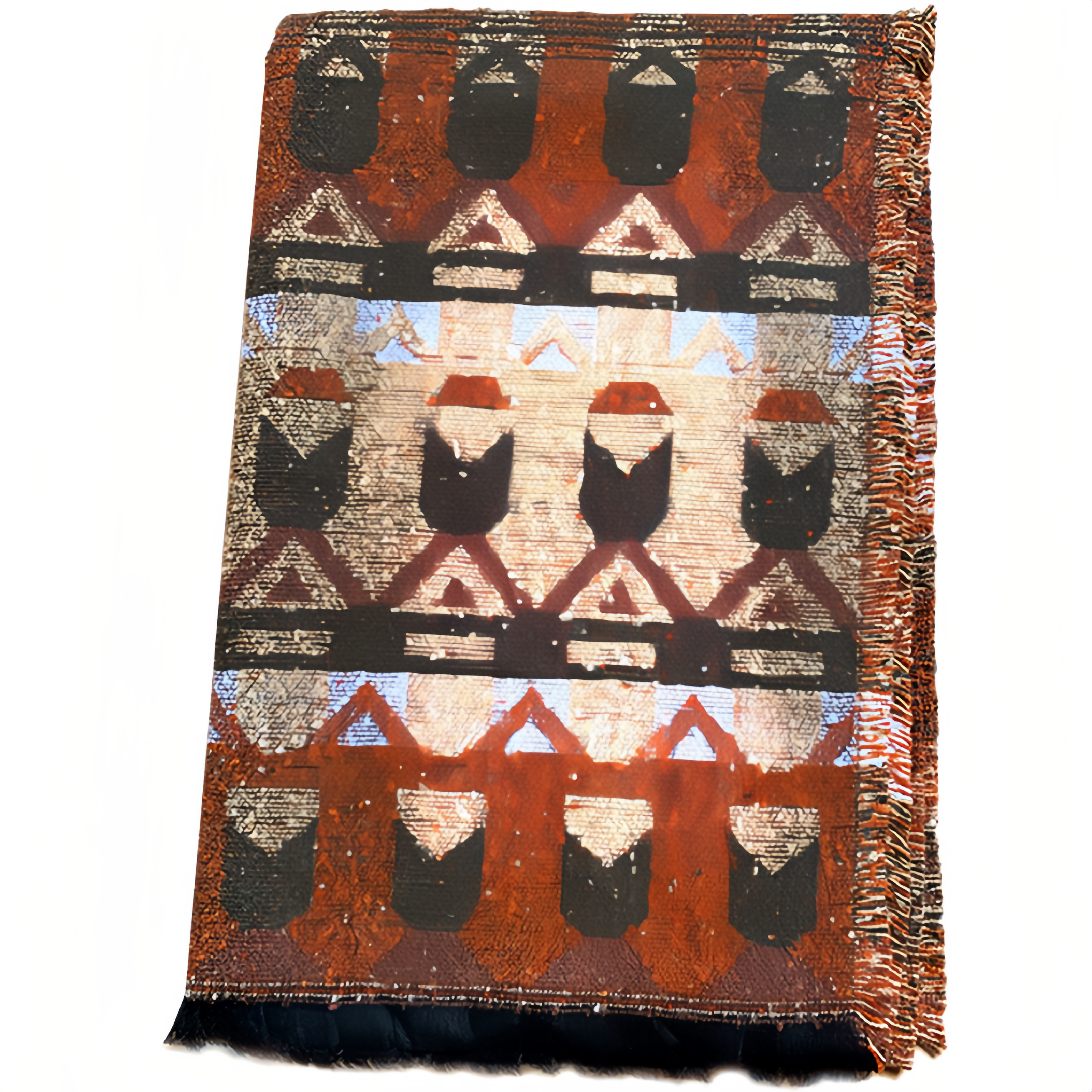 Estilo Europeo Y Americano, Capa De Chal Y Bufanda Con Estampado De Bosque Para Mujeres- EclatDoré