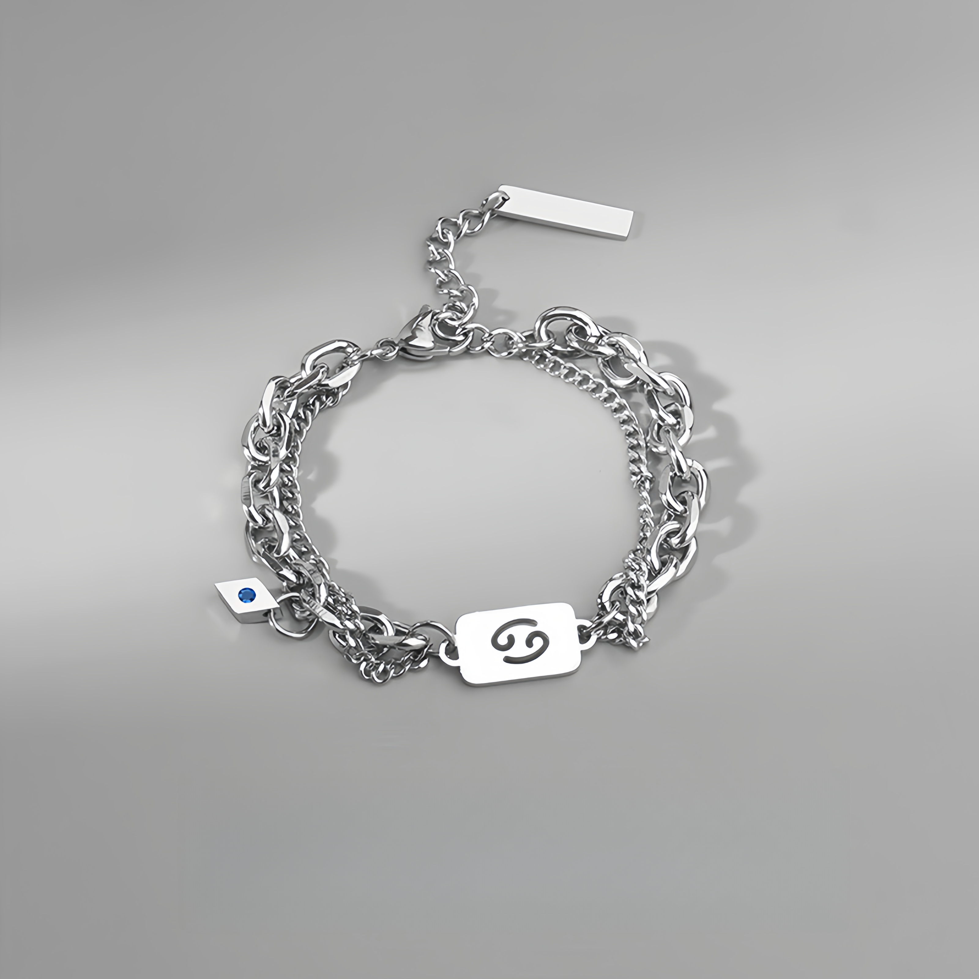 Titanium Steel 12 Zodiac Signs Peaceful Guardian Elegant Bracelet- EclatDoré
