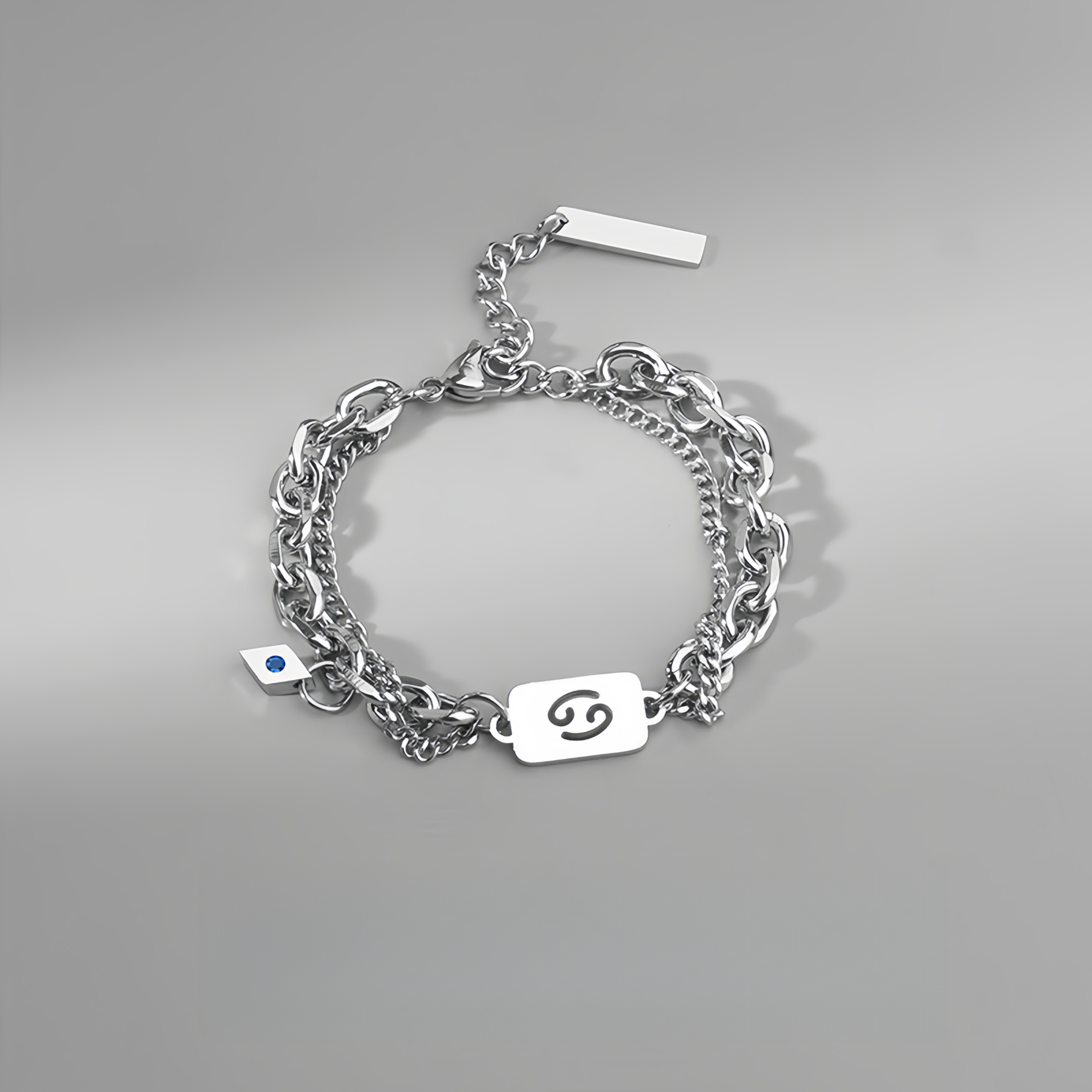Titanium Steel 12 Zodiac Signs Peaceful Guardian Elegant Bracelet- EclatDoré