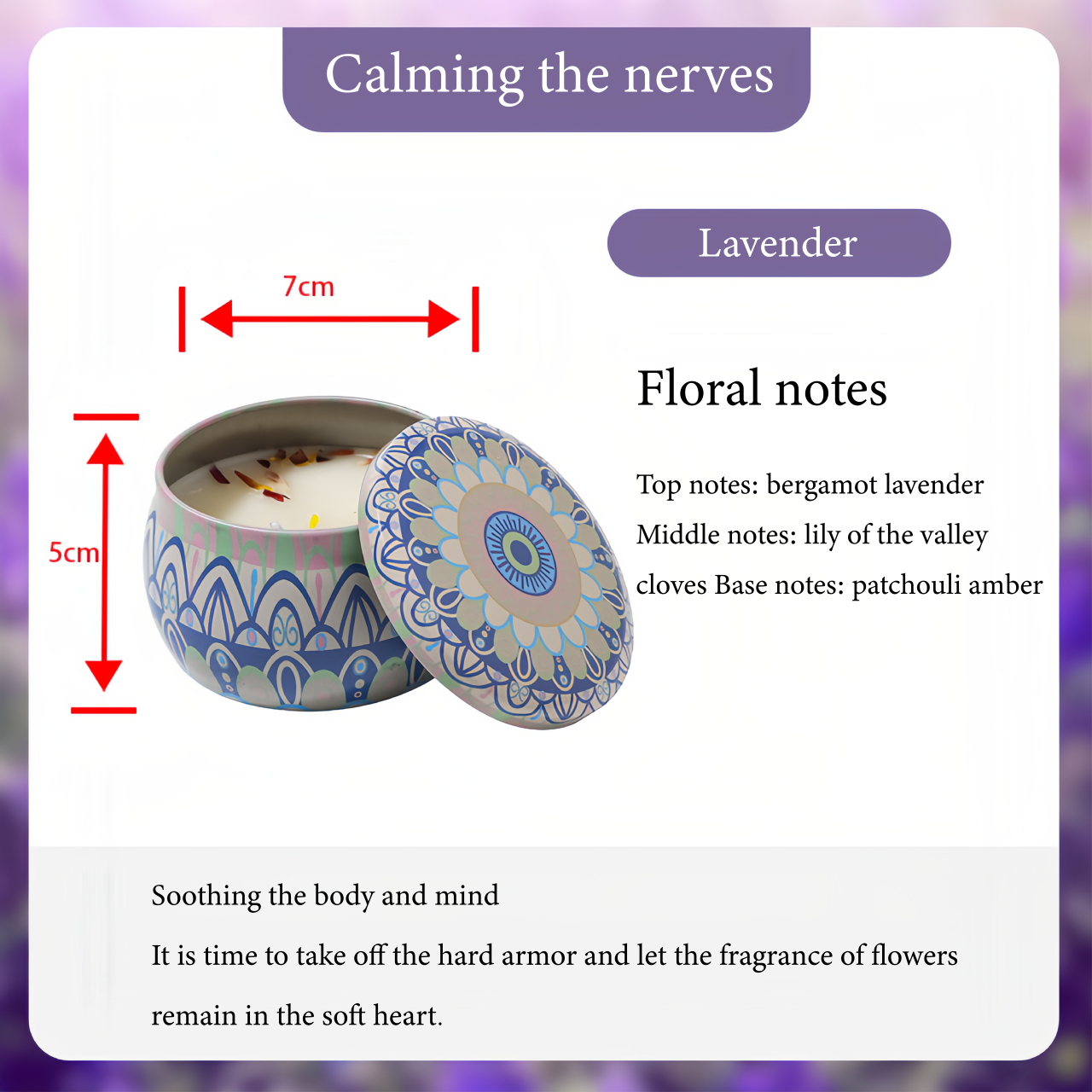 Tibetan-Inspired Himalayan Floral Scented Candles | Eco-Friendly  Aromatherapy for Meditation/Yoga/Home Decor | Hand-Poured- EclatDoré