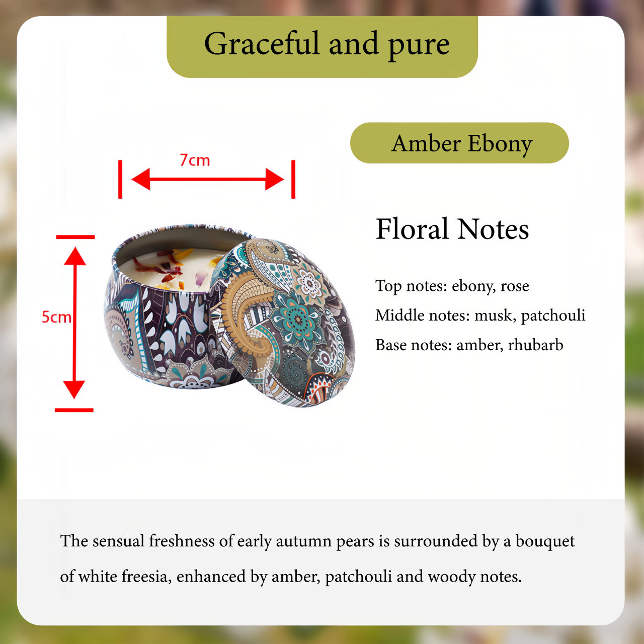 Tibetan-Inspired Himalayan Floral Scented Candles | Eco-Friendly  Aromatherapy for Meditation/Yoga/Home Decor | Hand-Poured- EclatDoré