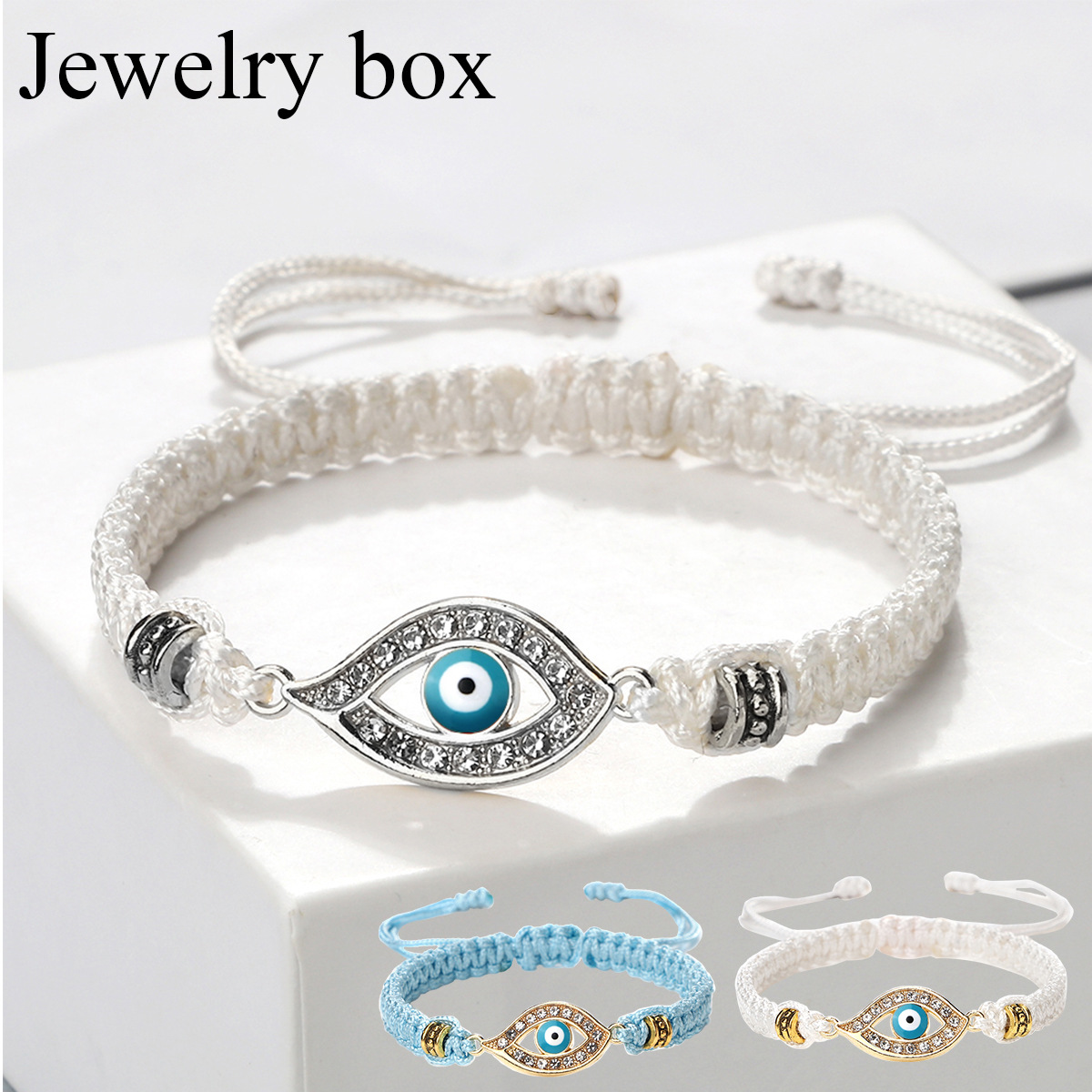 Tibeatan Buddhism Evil Eye Keep Away Evil Spirits String Bracelet- EclatDoré