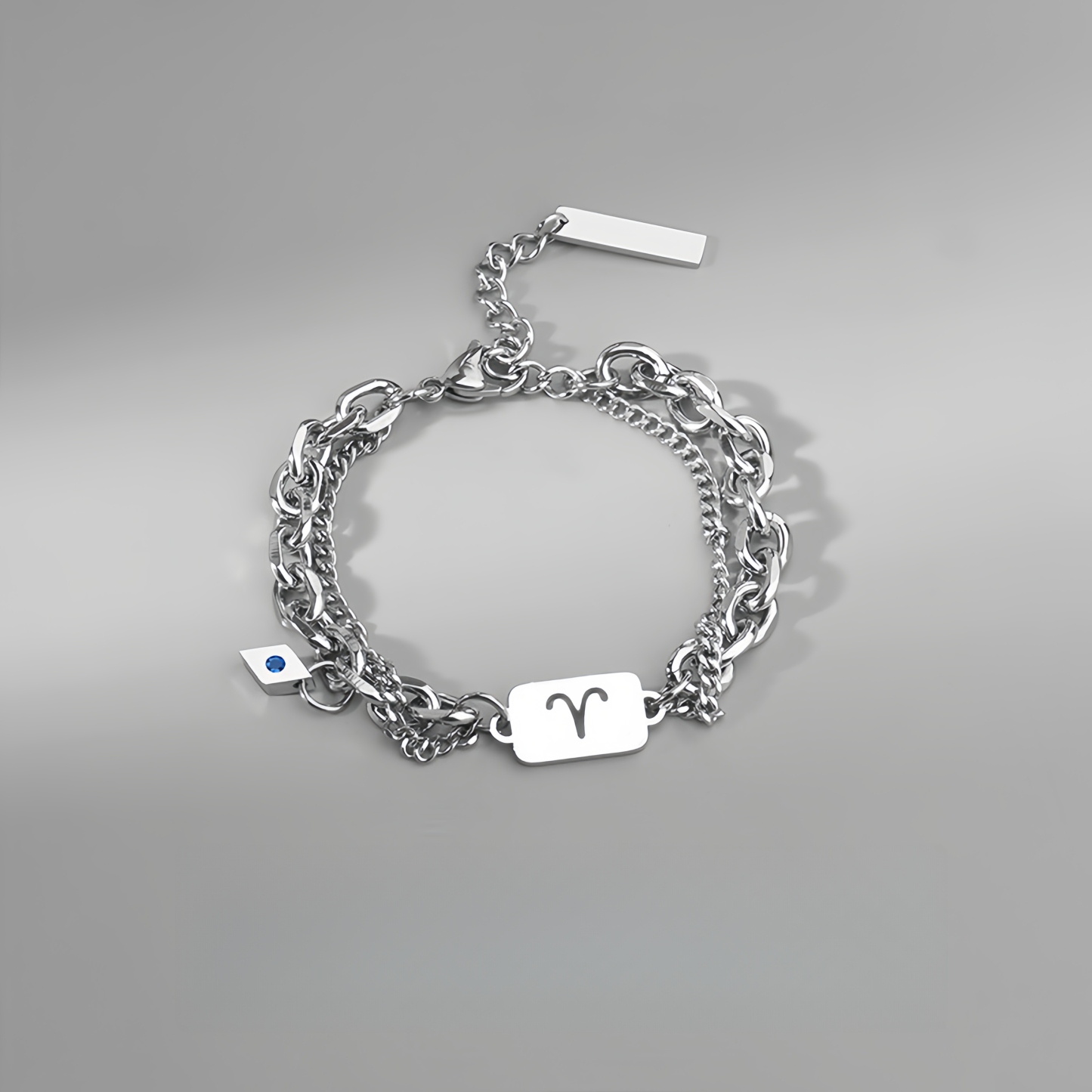Titanium Steel 12 Zodiac Signs Peaceful Guardian Elegant Bracelet- EclatDoré