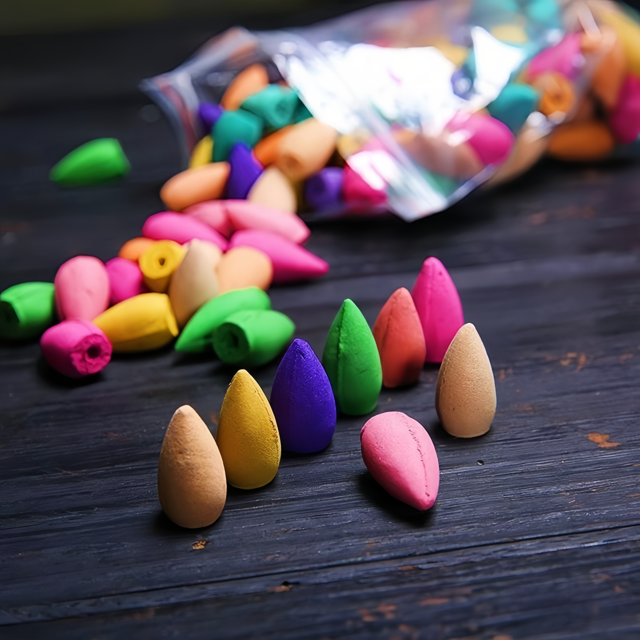 Style Backflow Incense Cones - 30/60 Pack Mixed Aromas  for Meditation & Zen Home Decor Gifts- EclatDoré