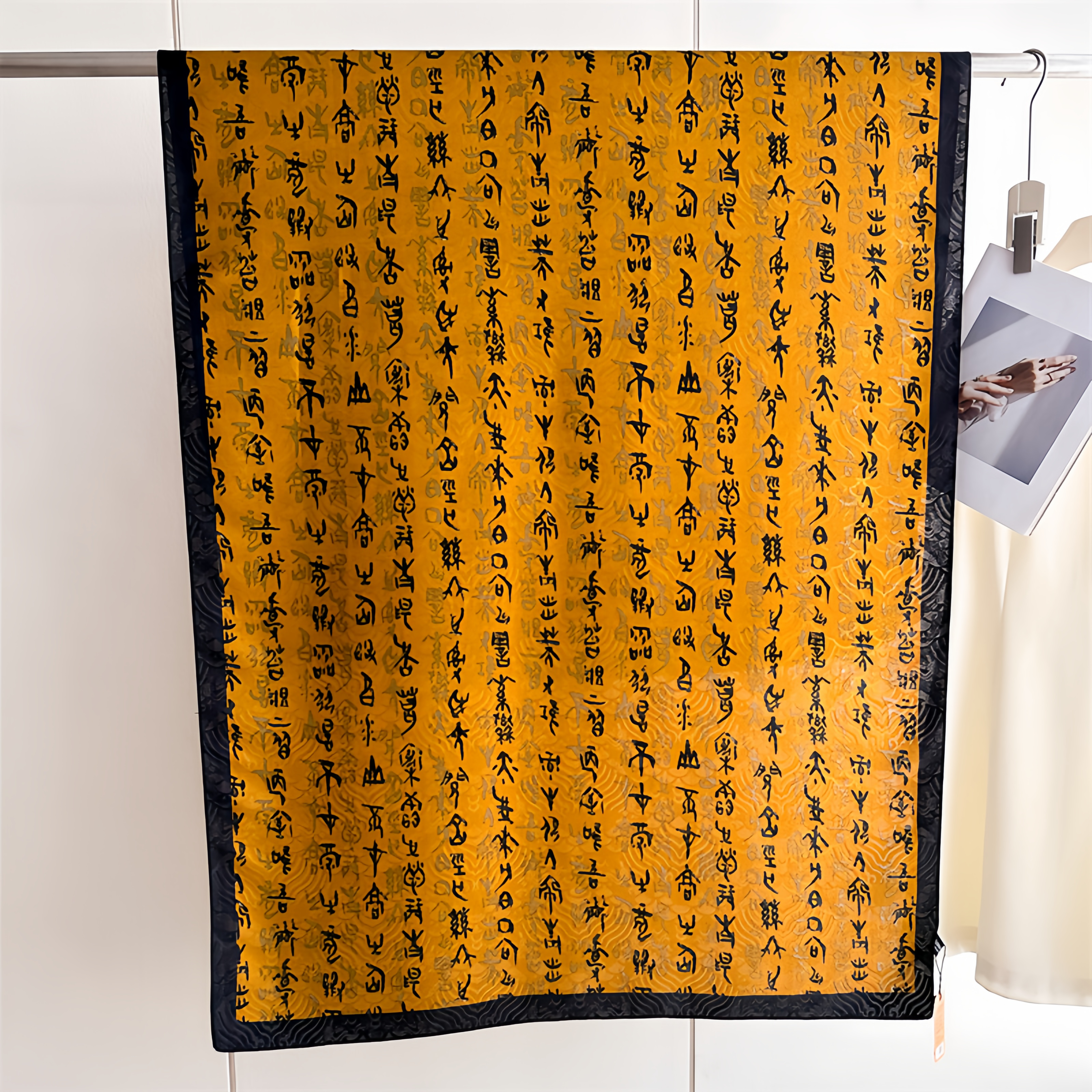 New Dragon Scale Silk Road Handwoven Silk Scarf - UV-Protective Lightweight Vintage Chinese Ethno Fashion Shawl- EclatDoré