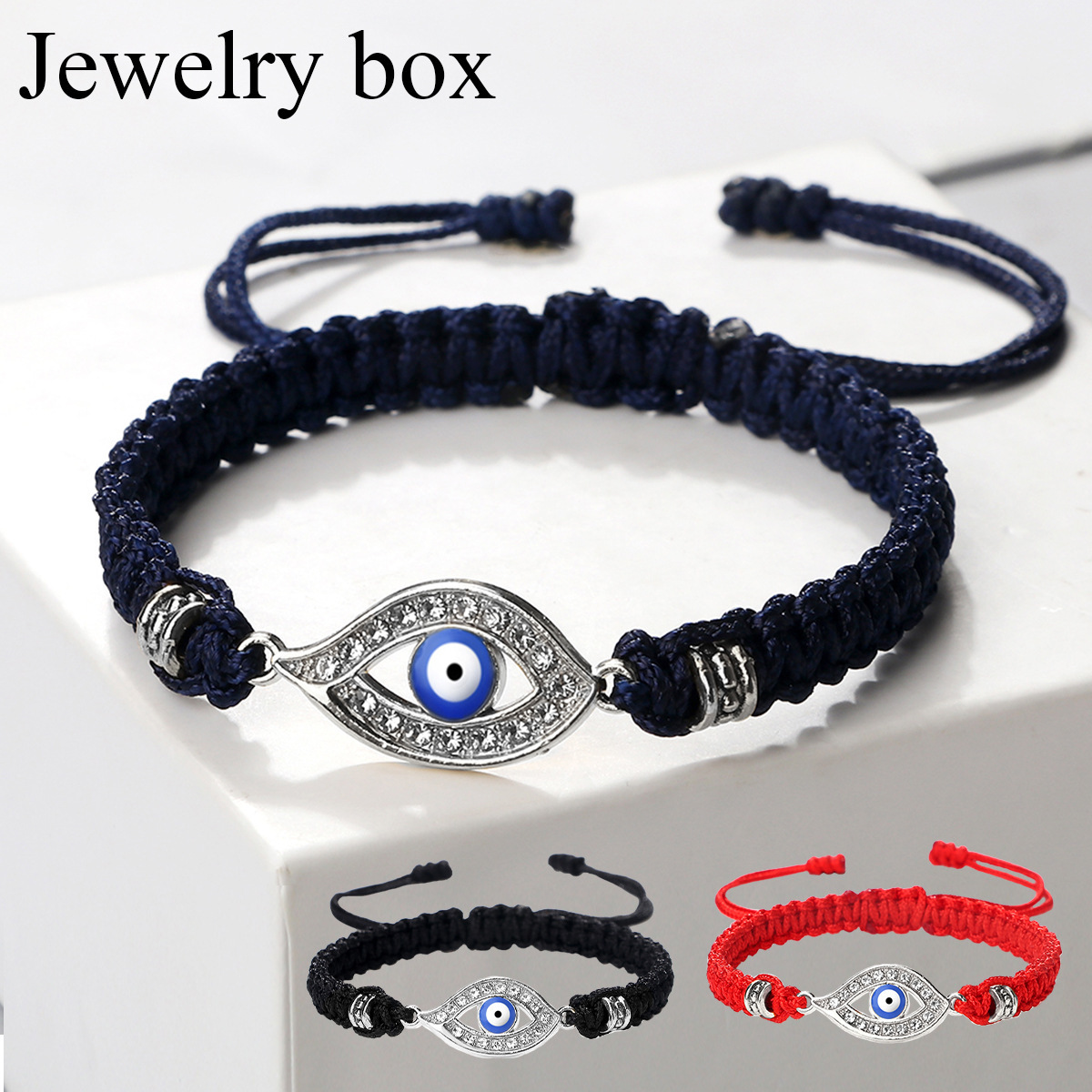 Tibeatan Buddhism Evil Eye Keep Away Evil Spirits String Bracelet- EclatDoré