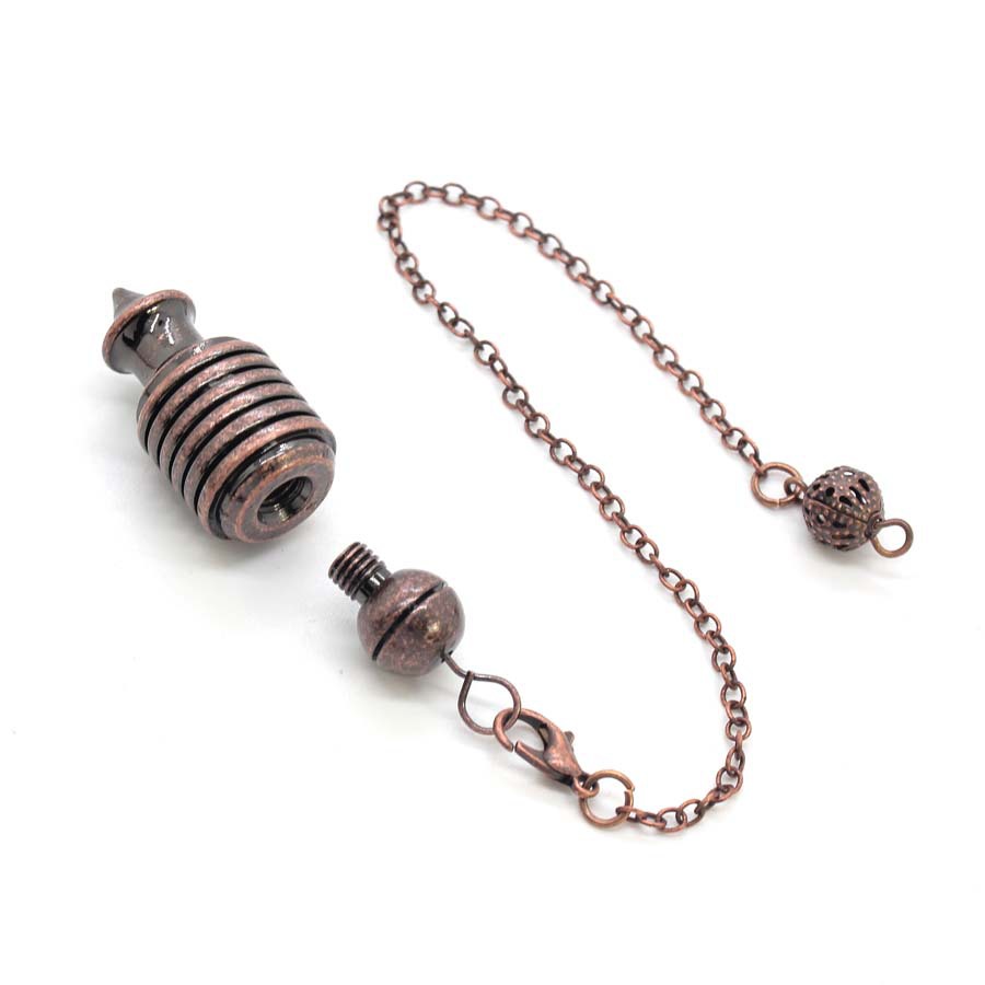 Metal cone detachable pendulum pendant| Reiki healing meditation yoga energy balance- EclatDoré