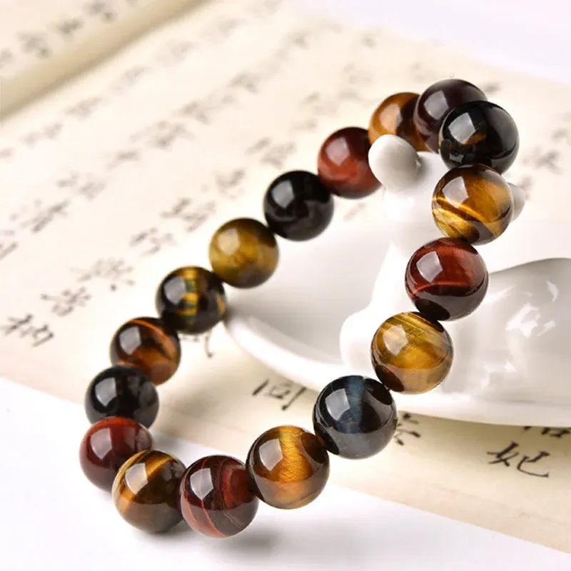 Natural Tiger Eye Positive Protection Bracelet