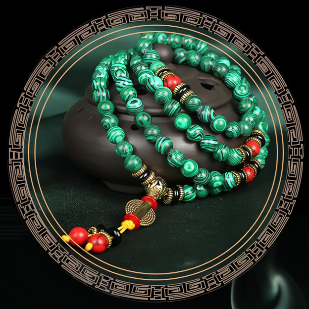 Tibetan Mala Red Turquoise Lucky Necklace Bracelet
