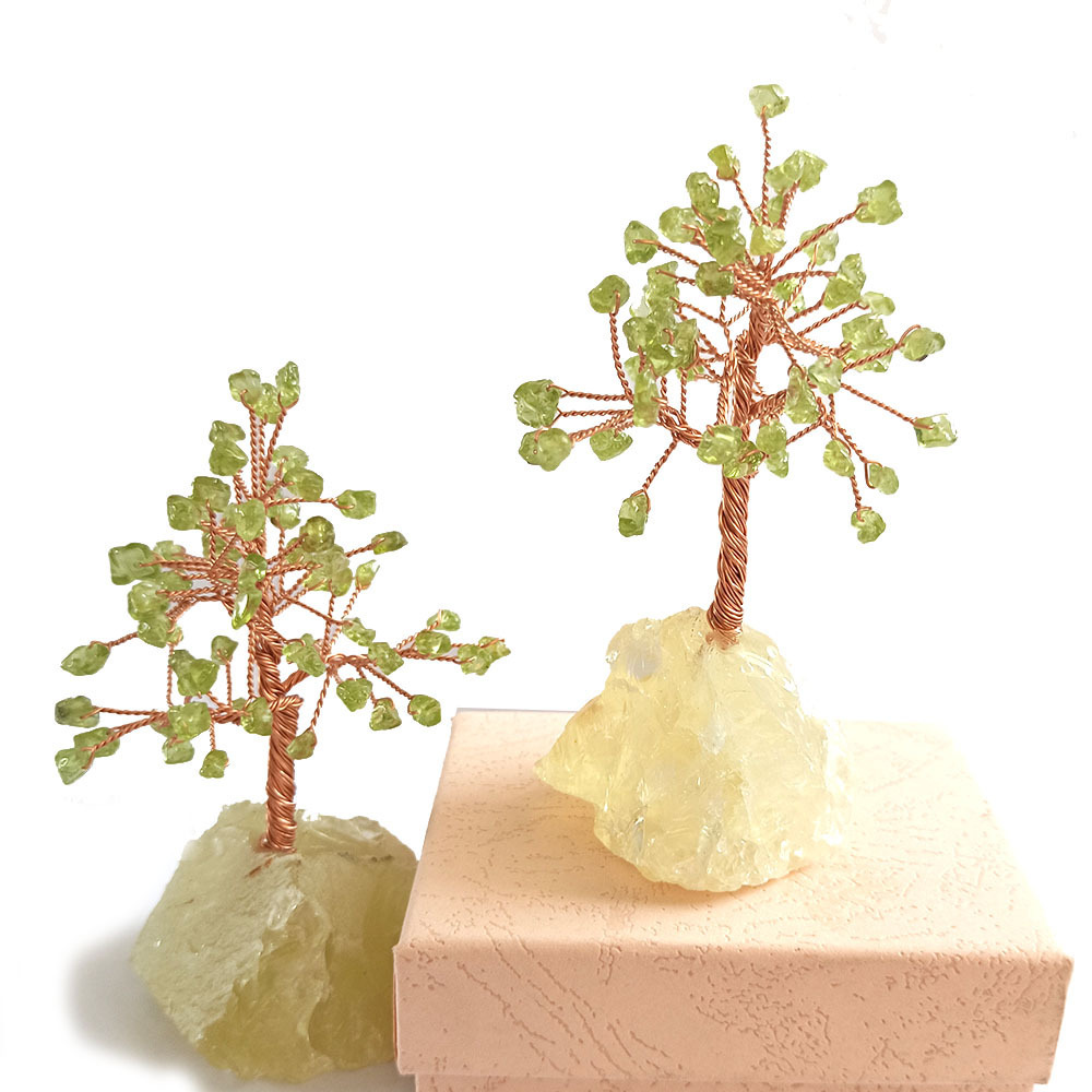 Rainbow Natural Crystal Tree of Life Fortune Decoration- EclatDoré