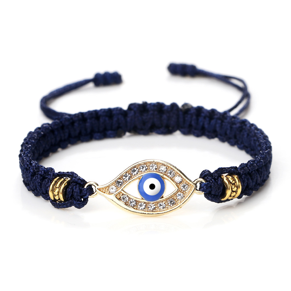 Tibeatan Buddhism Evil Eye Keep Away Evil Spirits String Bracelet- EclatDoré