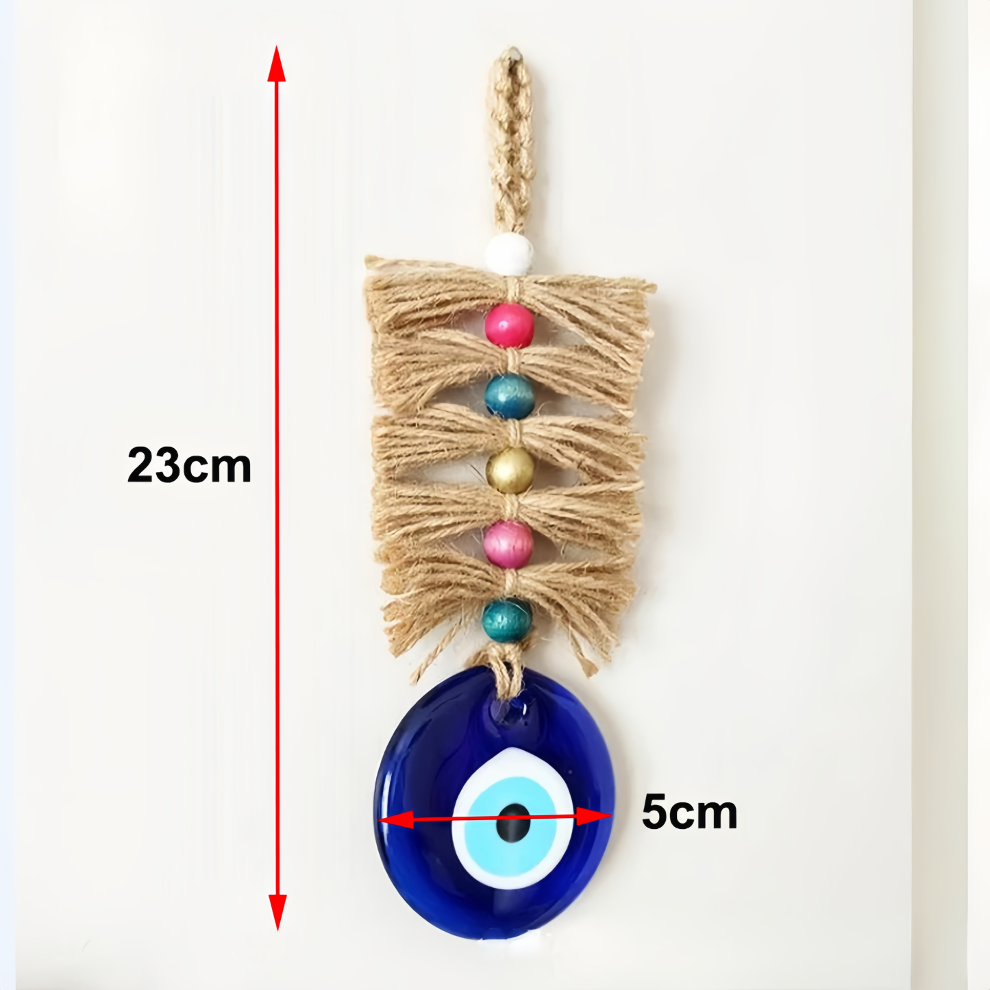 Evil Eye Blue Glass Pendant |   Perfect for Car, Home Wall Decoration Gift