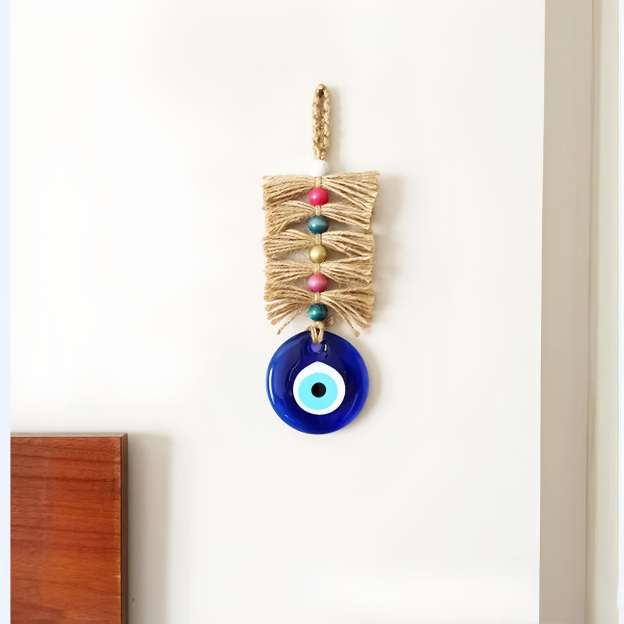 Evil Eye Blue Glass Pendant |   Perfect for Car, Home Wall Decoration Gift