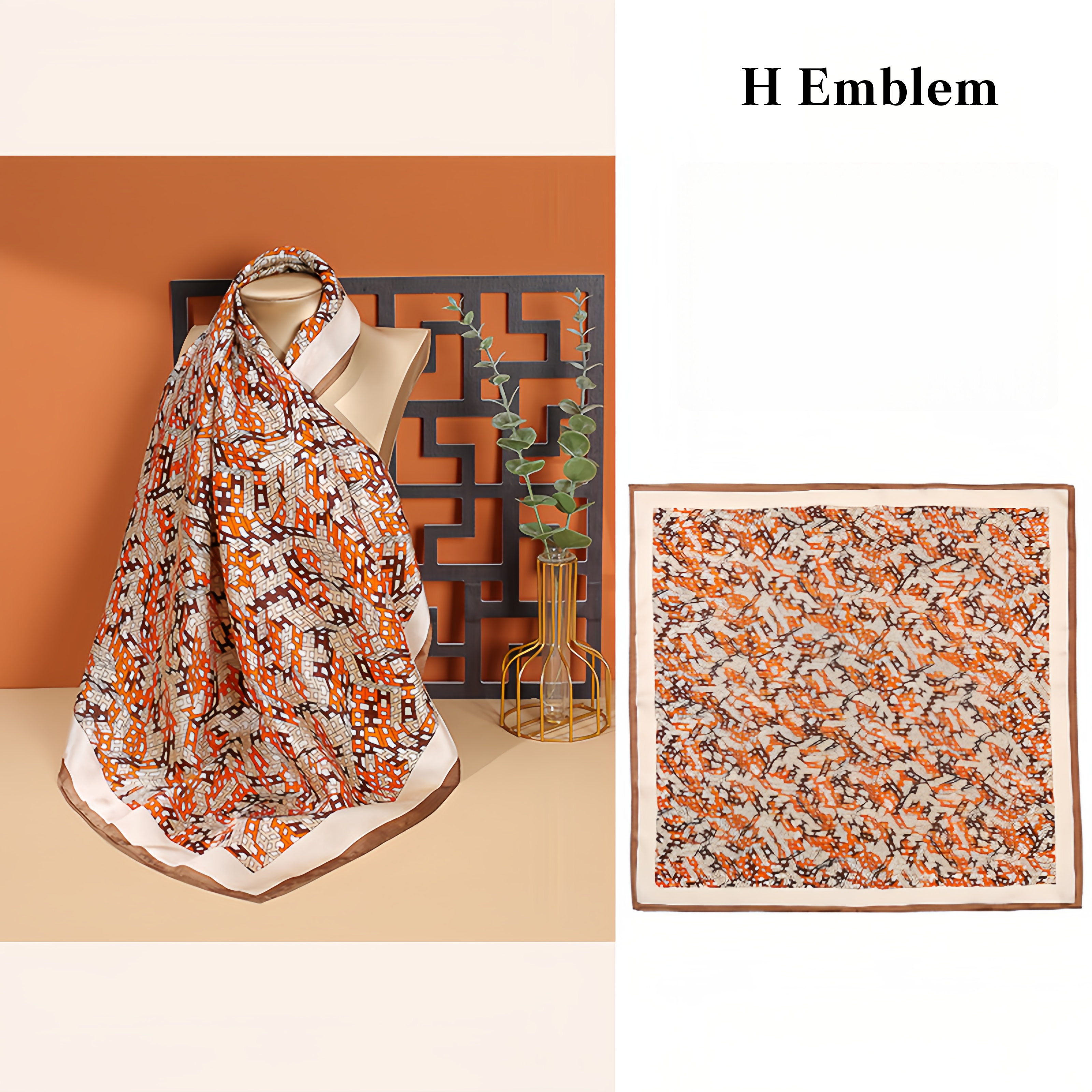 New Arrival 100% Mulberry Silk Scarf Square - Lightweight Summer Versatile Elegant Decorative Neck Scarf for Women- EclatDoré