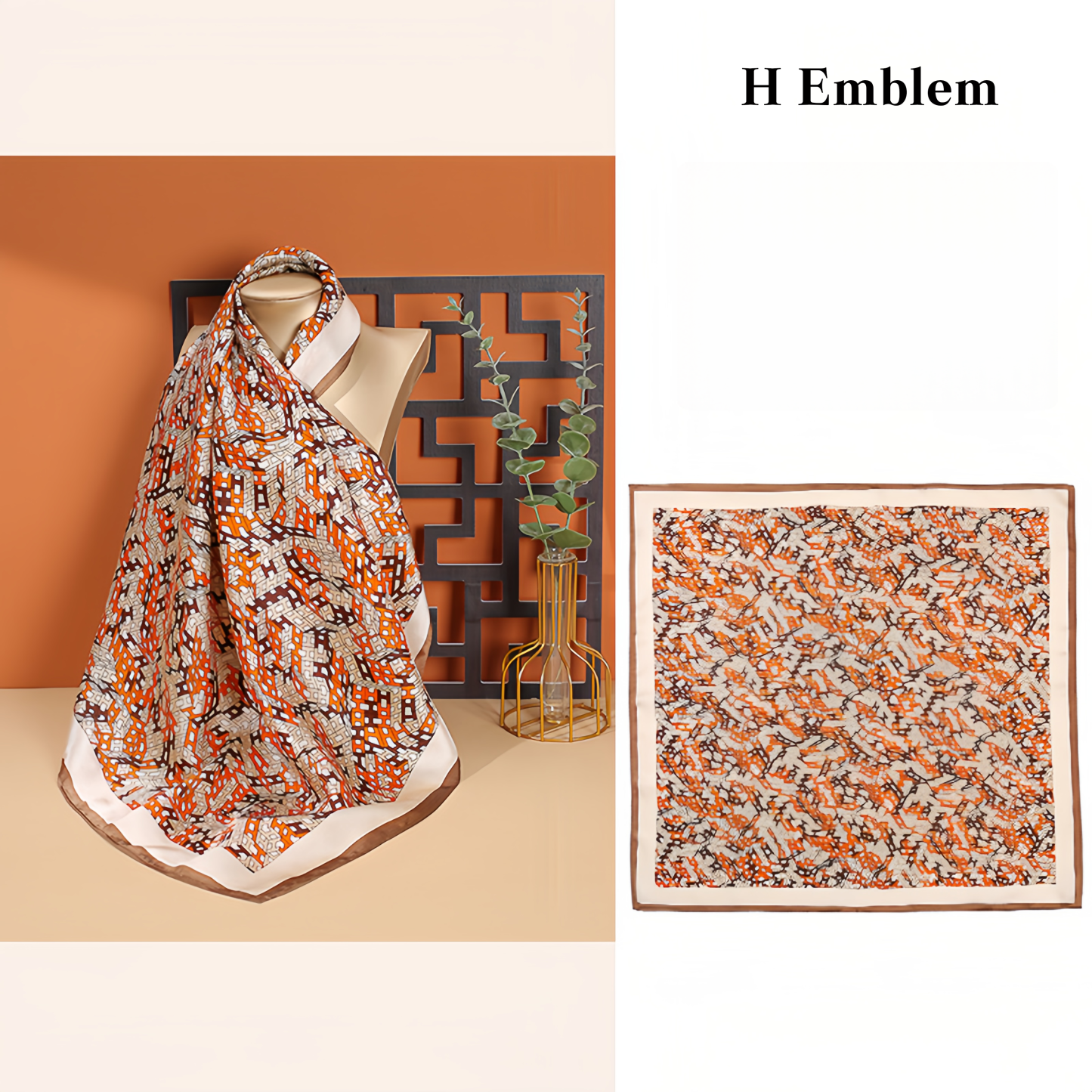 New Arrival 100% Mulberry Silk Scarf Square - Lightweight Summer Versatile Elegant Decorative Neck Scarf for Women- EclatDoré