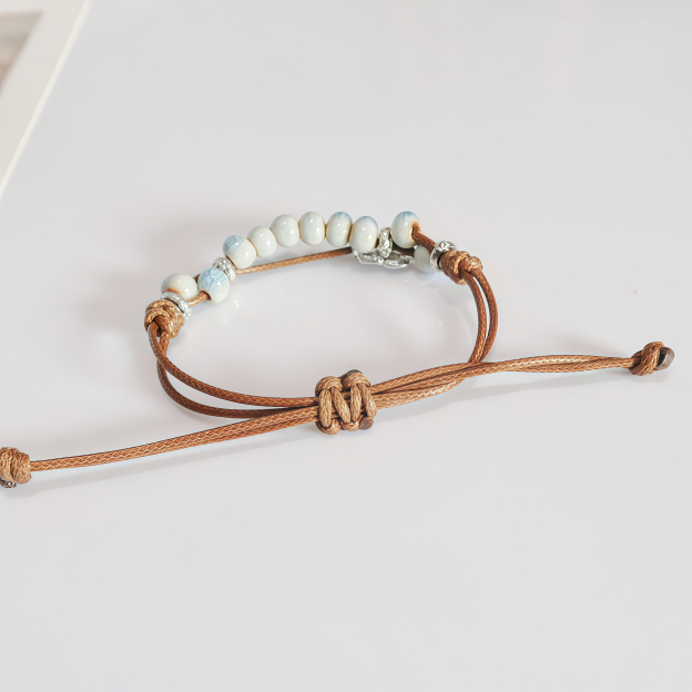 🌸【Healing Hot Selling】Ceramic Butterfly Energy Healing Bracelet - Adjustable Bracelet