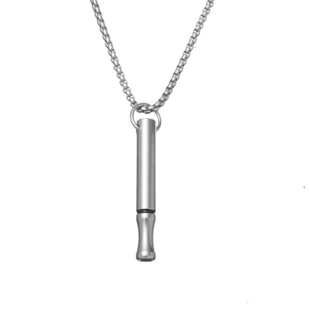Mindfulness Stress-Relief Whistle Necklace | Meditation Breathing for Anxiety Relief- EclatDoré