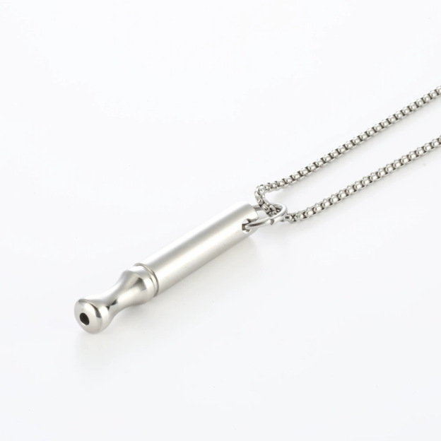 Mindfulness Stress-Relief Whistle Necklace | Meditation Breathing for Anxiety Relief- EclatDoré