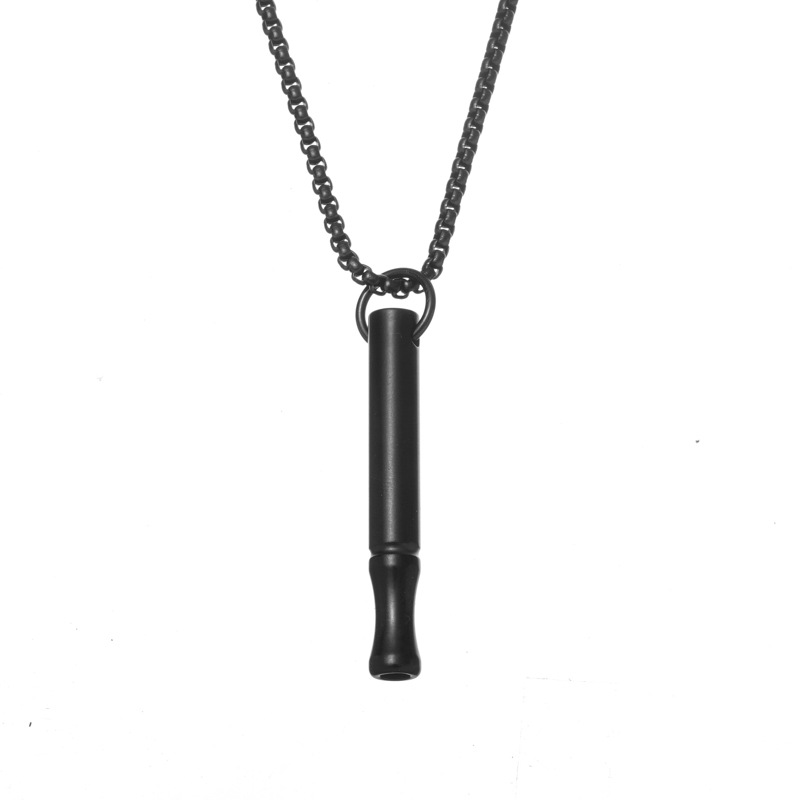 Mindfulness Stress-Relief Whistle Necklace | Meditation Breathing for Anxiety Relief- EclatDoré
