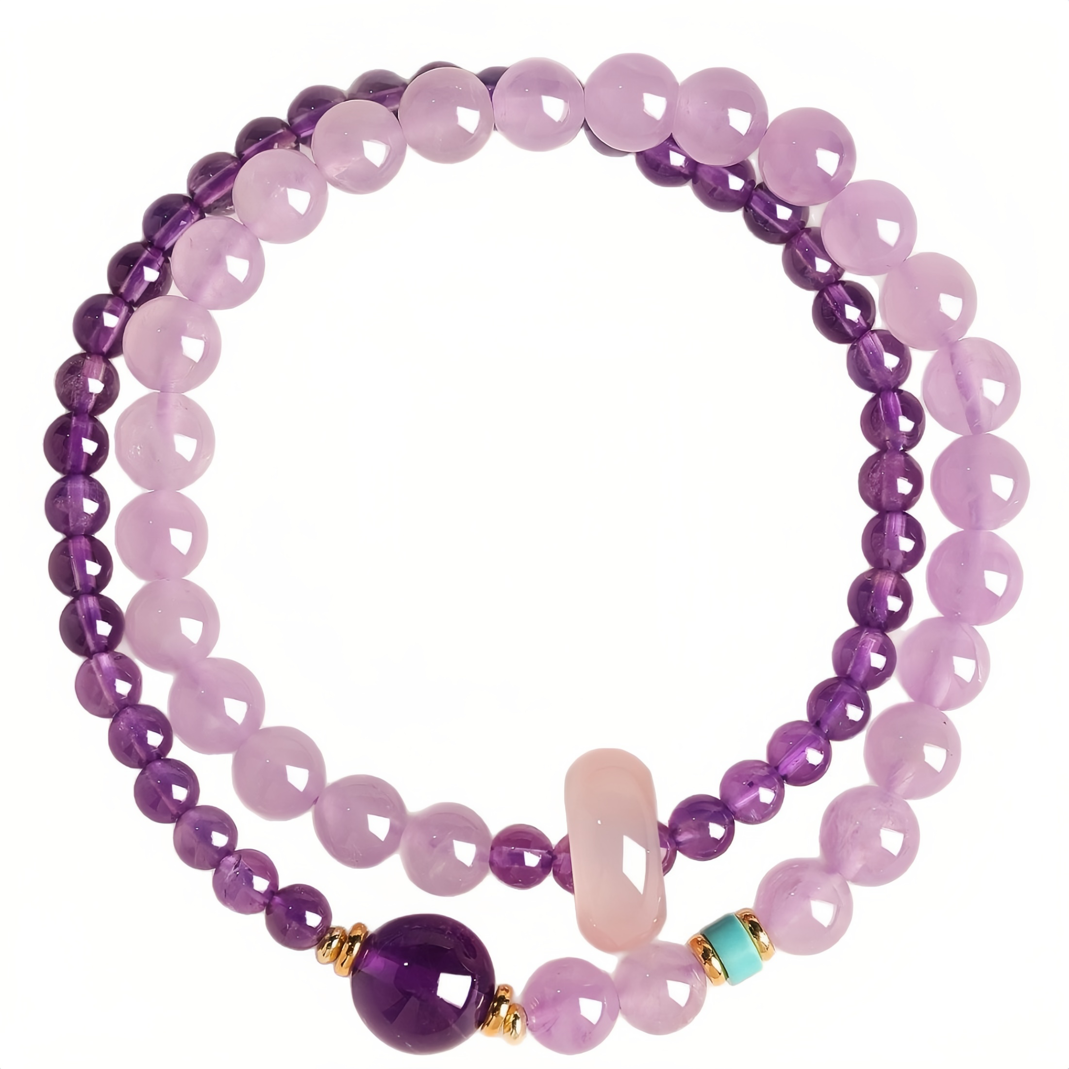 Double Strand Smoky Quartz Bracelet: For Grounding & Wealth Attraction