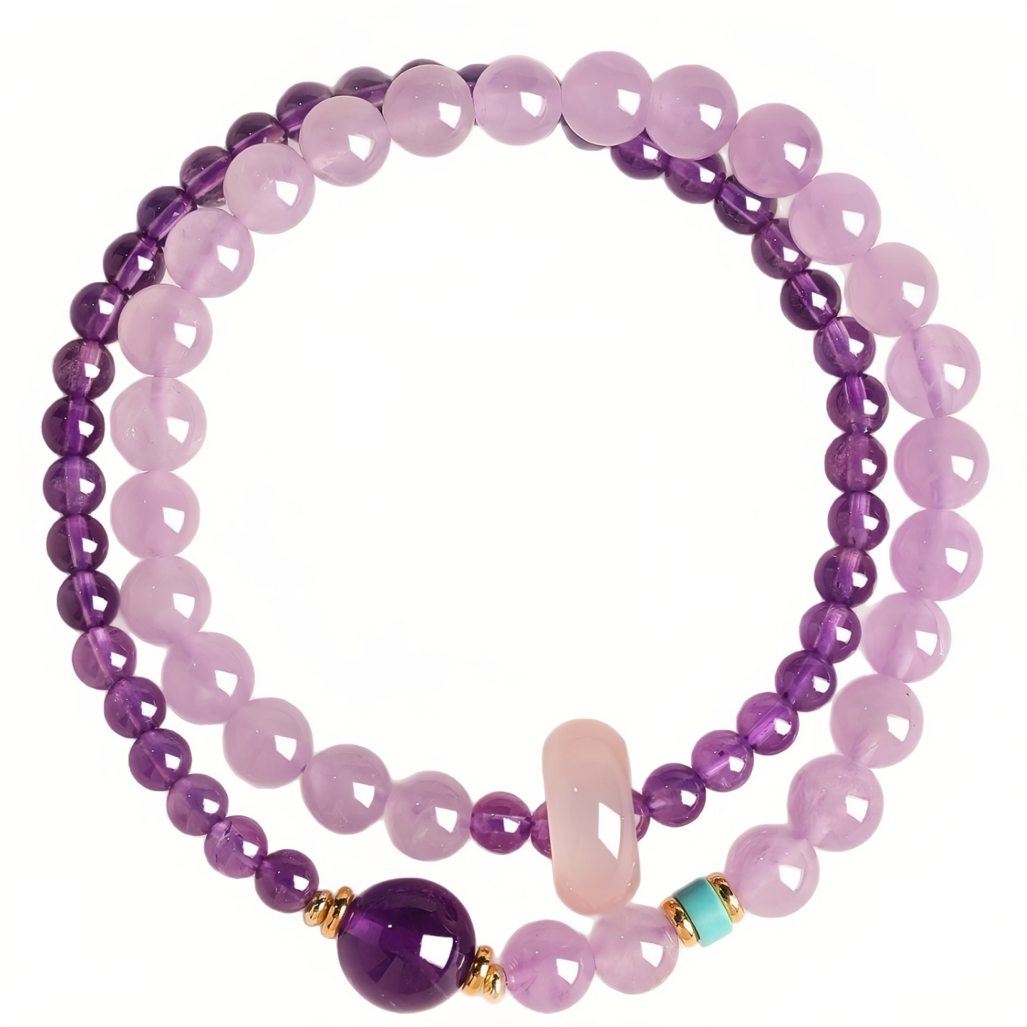 Double Strand Smoky Quartz Bracelet: For Grounding & Wealth Attraction