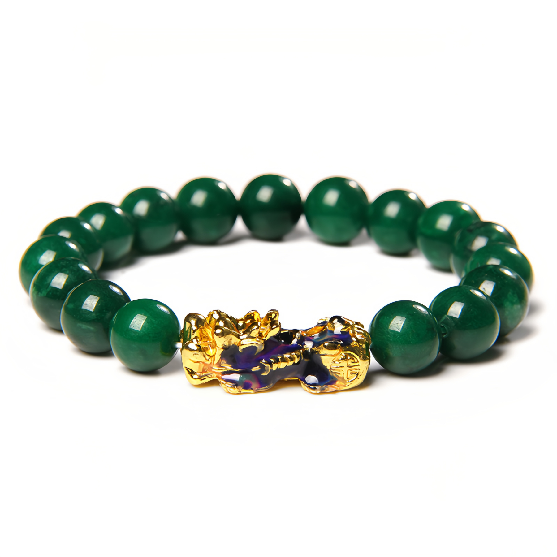 Tibetan Buddhism Jade Pixiu Fortune Bracelet