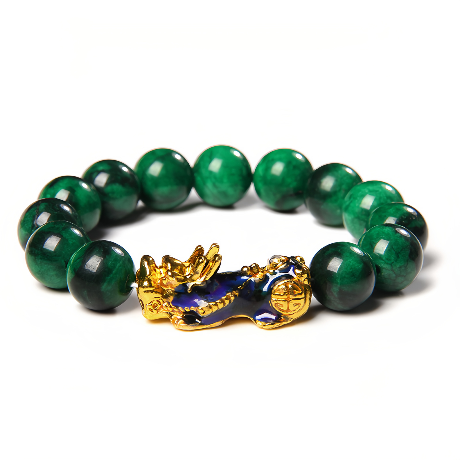 Tibetan Buddhism Jade Pixiu Fortune Bracelet