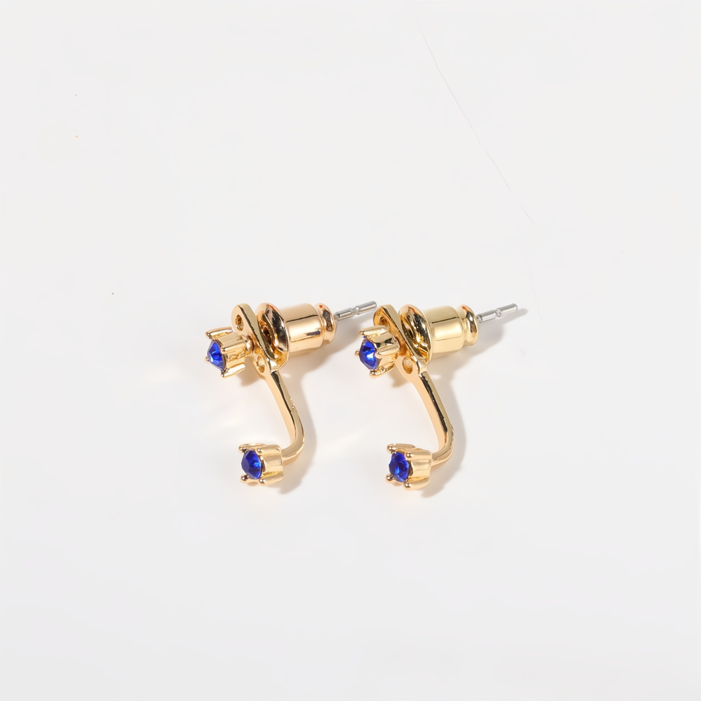 Zodiac Birthstone Earrings - Custom Engraved Gemstone Studs with 12 Month Birthstone Options | Personalized Jewelry for Women- EclatDoré