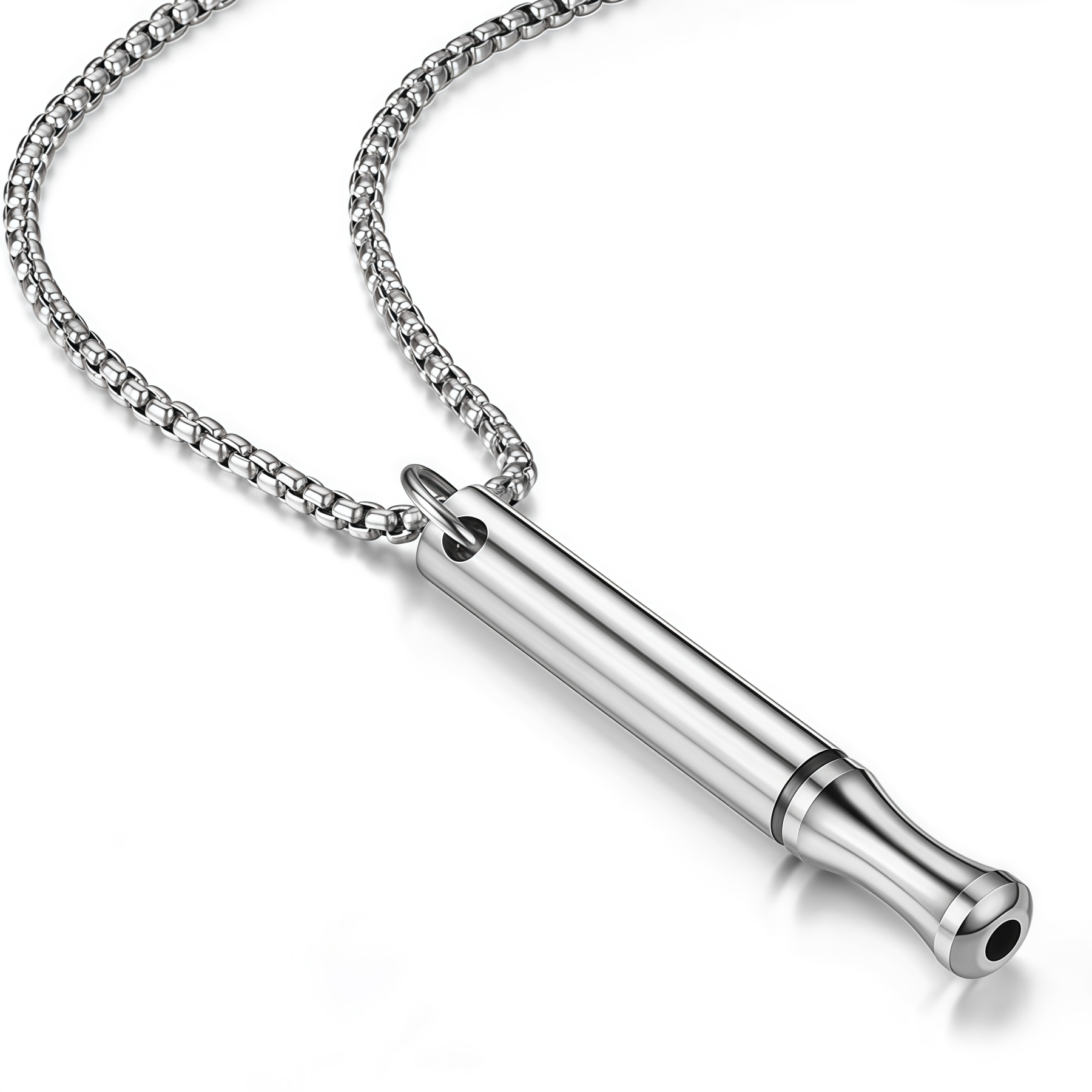 Mindfulness Stress-Relief Whistle Necklace | Meditation Breathing for Anxiety Relief- EclatDoré