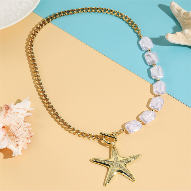 Ocean Muse Jewelry Set | Multi-layer Shell Pearl Healing Necklace